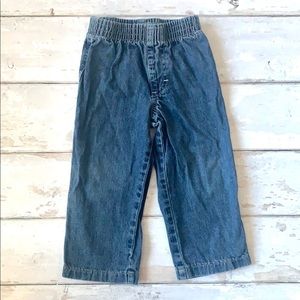 Boys 24m Denim Jeans Elastic Waist Pull On Pants Baby Toddler Kids
